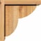 Ekena Millwork Crestline Rough Sawn Corbel w/Backplate, Western Red Cedar, 6"W x 10"D x 10"H COR06X10X10CRE01RWR - alternate 2